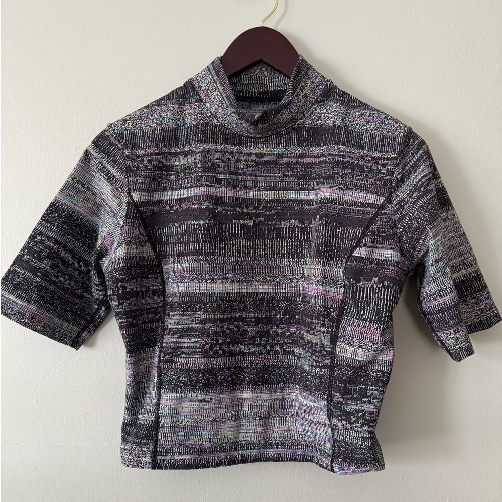 lululemon lab Jacquard Mockneck T-Shirt